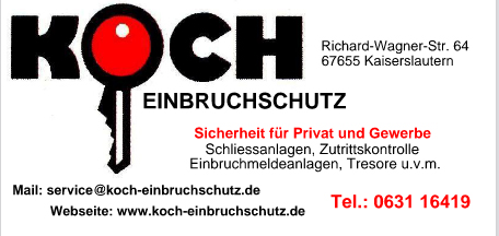 koch einbruchschutz